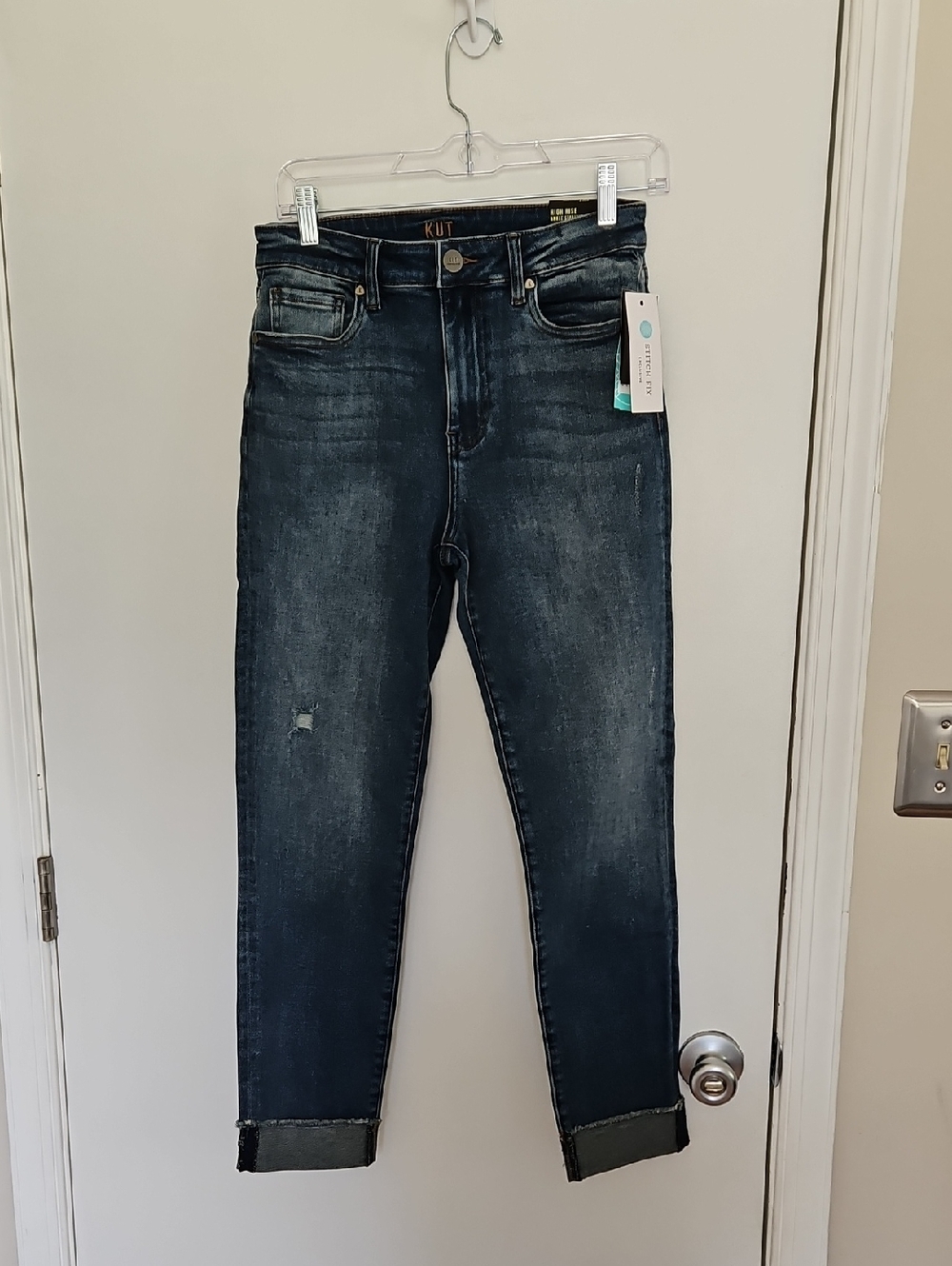 NWT Kut From The Kloth High Rise Ankle Straight Leg Denim Stitch Fix  Size 4